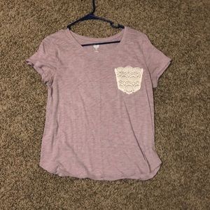 Casual T-shirt (light purple)